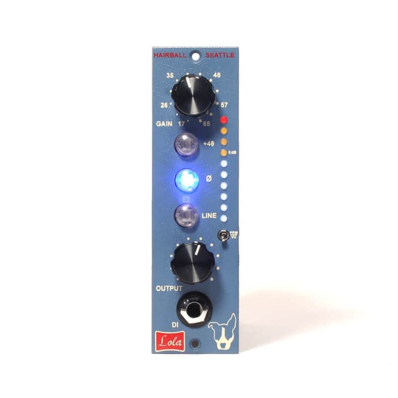 Hairball Audio Lola 500 Series Mic Preamp Module with BA-512 Neve Style Op Amps image 1