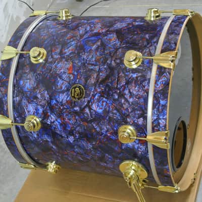 💥 DW USA 20" BASS DRUM in BLUE NEBULA for YOUR DRUM SET or PROJECT! 💥 RM129 image 3