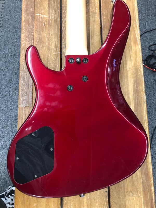 Washburn XB-200 Bass Guitar - Dark Red | Reverb