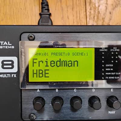 Fractal Audio Systems AX8 Amp Modeler + Multi-FX Processor - 2015 - 2020 - Black - Custom Colored Foot Caps image 24