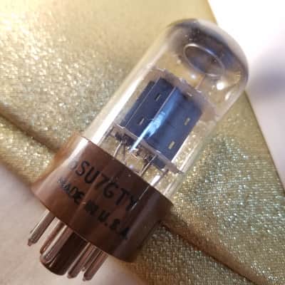 Tung-Sol Matched Pair (2) 6SU7GTY tNOS AT1000 TESTED Vacuum Tubes same date code 173B 6188 dual triode premium 6SL7 1975-1980 image 1