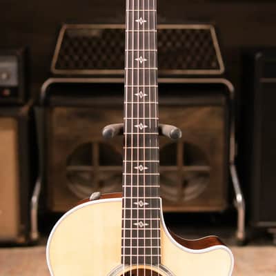 Taylor 412ce Grand Concert Acoustic/Electric Guitar - Natural with Hardshell Case image 4