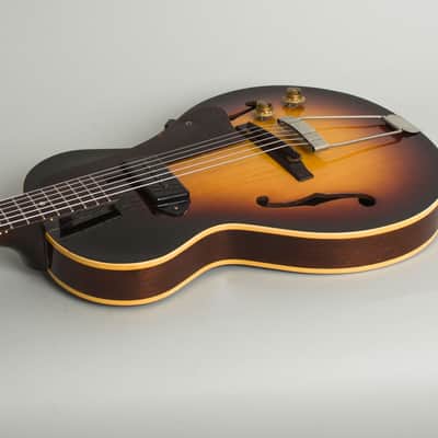 Gibson ES-125T 3/4 Thinline Hollow Body Electric Guitar (1957), ser. #U9793-1, black gig bag case. image 7