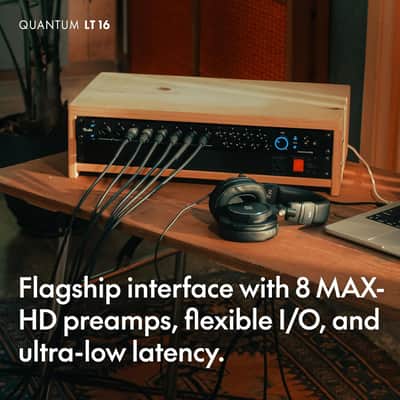 Fender Quantum LT 16 16-in 8-out USB-C Audio Interface image 2