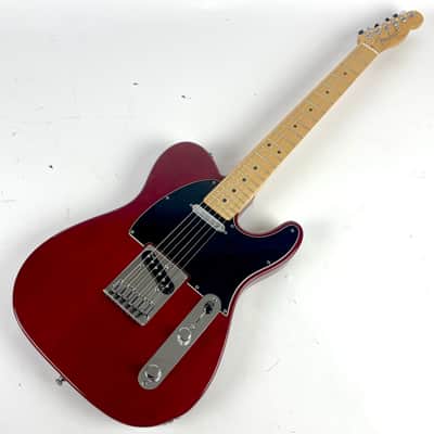 Fender American Deluxe Telecaster Ash with Maple Fretboard 2013 - Wine Transparent . Fender Upgraded Features, and Deluxe ATA Fender Travel case image 2
