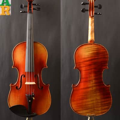One piece back! Antonio Stradivari 1709 "The Viotti" Copy T20 4/4 violin, Best tone image 2