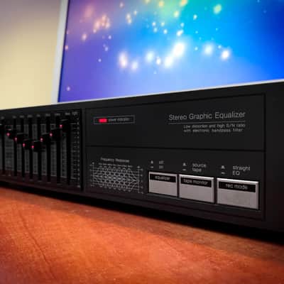 TECHNICS SH-Z200 🌈RaRe🌈 Vintage Stereo Graphic Equalizer image 3