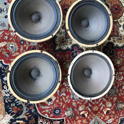 1966 Marshall 2x12 Pinstripe #1983 PA Column Cabinet Cab G12H T1281 image 15