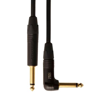 PRS Signature 1/4" TS Straight/Right Angle Instrument Cable - 18'