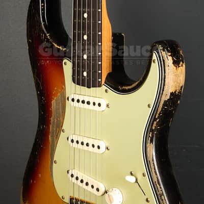 Fender Custom Shop Masterbuilt Greg Fessler 63 Stratocaster Relic  2025 -  3 Tone Sunburst (COD 2143UG) image 7