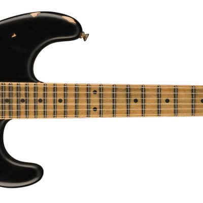 Pre-Order! EVH Frankie relic electric guitar in black finish image 3