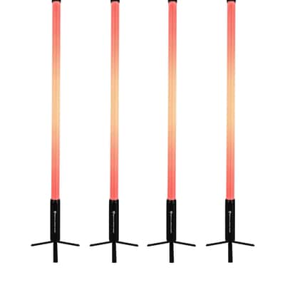Rockville 4x ROCK SABER DJ/Stage Battery Tube Lights w/Wireless DMX+Stands+Bag image 13