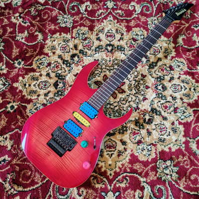 ギター Ibanez RG1680 J.Custom Deep Red 2001 Ibanez RG1680 J Custom Deep Red (DRD), FujiGen Japan MIJ | Reverb