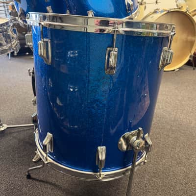 Rogers Holiday Script Logo 8x12/9x13/16x16/14x20 1960s - Blue Sparkle image 7