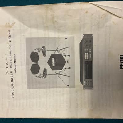 Pearl Pearl DRX-1 Sound Module Electronic Drumkit Kick Tom Pads Vintage Rare 1980s - Black image 5