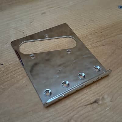 Squier Telecaster Bridge Plate - Top Loading 2000's - Chrome image 3