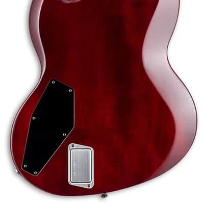 ESP E-II VIPER See Thru Black Cherry w/Case (B Stock) image 2