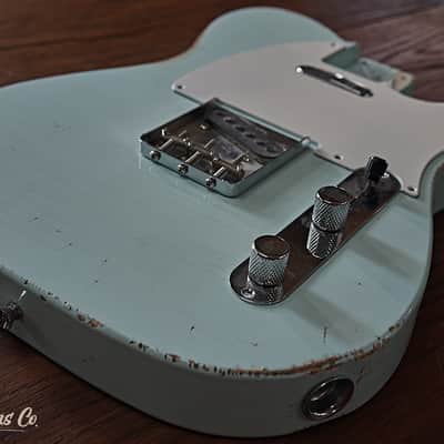 Telecaster Body Sonic Blue Relic - Vintage Style Aged Nitro image 6