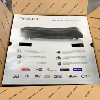 Oppo BDP-103 3D Blu-Ray Player w/ Remote, HDMI Cable, Bag, Box; Tested SEE VIDEO image 15
