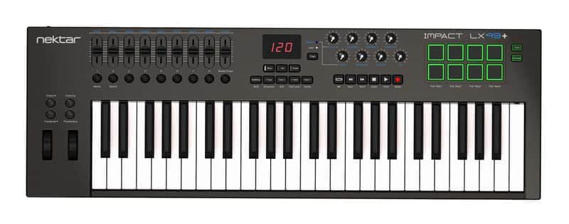 Nektar Impact LX49+ USB MIDI Keyboard Controller image 1