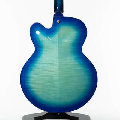 Ibanez AFC155-JBB Contemporary Archtop 2017 Jet Blue Burst image 6