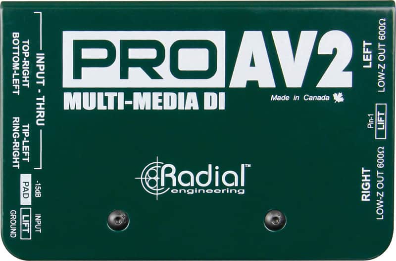 Radial ProAV2 Multi-Media Dual Passive Direct Box image 1