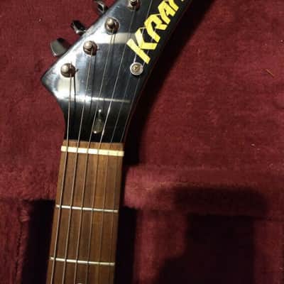Rare Mid 80's Kramer Stratocaster Sunburst Vintage Guitar w/ original case image 4