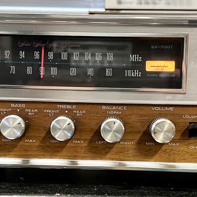 Pioneer SX-700T Solid State Vintage Stereo Receiver Silver Face Made in Japan; Tested image 1