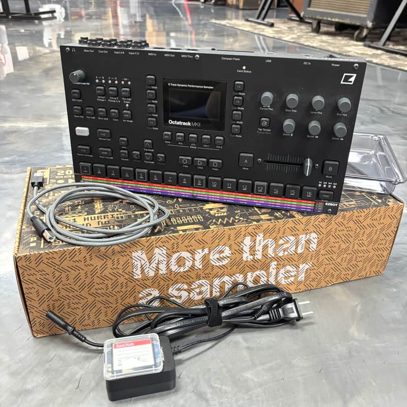 Elektron Octatrack MkII Dynamic 8-Track Performance Sampler 2017 - 2021 - Black - Free Shipping image 1
