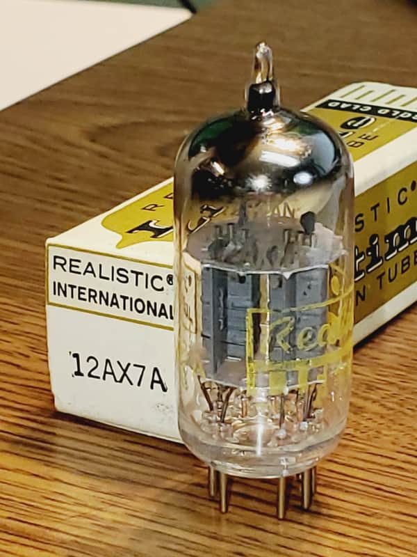 Gold Pin 12AX7A WTC made in Taiwan NOS/NIB MaxiPreamp2/TV7 Tested ( 1 )Tube Lot image 1