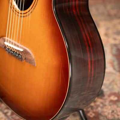 Alvarez Artist Elite Acoustic Electric Little Jumbo Travel Guitar - Shadowburst with Gig Bag image 4