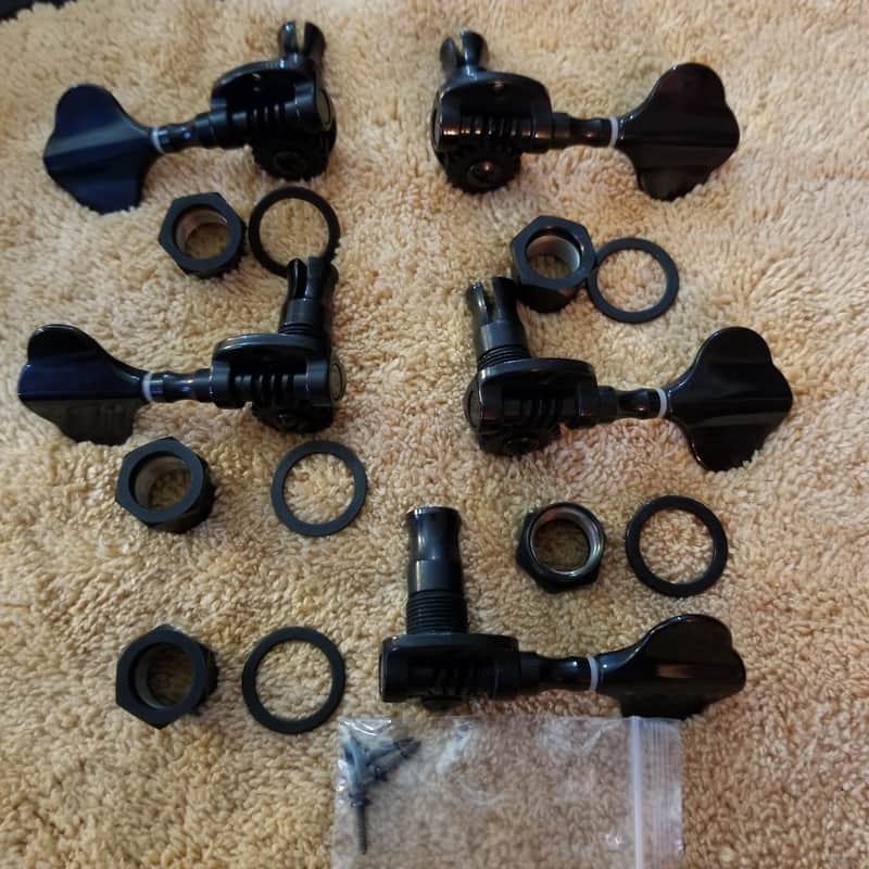 Bass tuners 5-string 3+2 - Black image 1
