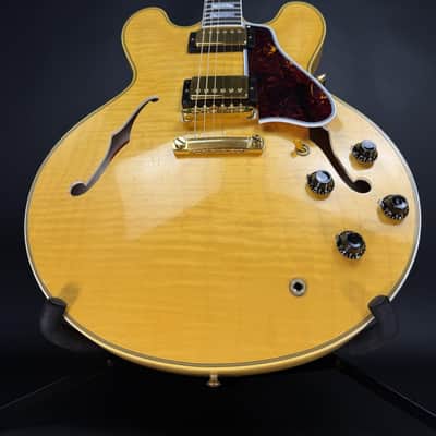 Gibson Custom Limited Edition 1960 ES-355 Reissue Figured Light Aged - Antique Blonde image 3