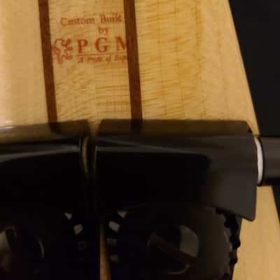 Rick Turner Custom Piezo Fretless Clear Burst image 9