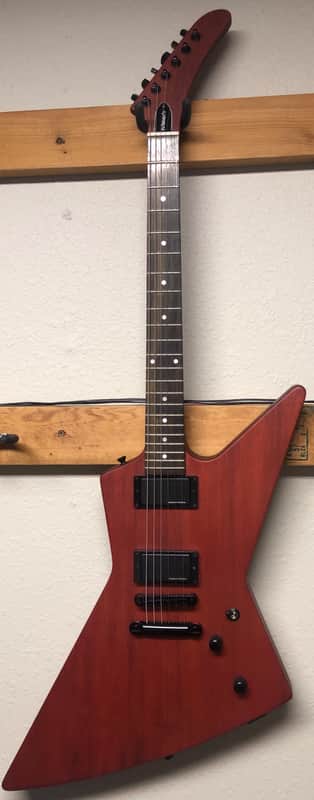 Edwards ESP EX-125D Explorer Guitar, Duncans, Nevada Brown, | Reverb