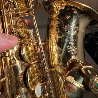 Selmer-Paris Super Action 80 Series II 1990 Alto Saxophone - Gold Laquer image 3