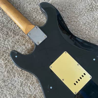 SSS Black Electric Guitar, Basswood Body, Maple Neck, Rosewood Fingerboard image 4