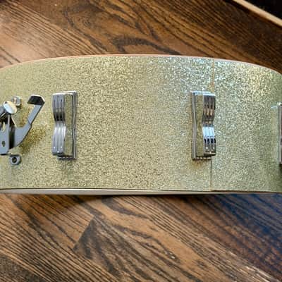 Ludwig Jazz Festival Silver Sparkle Snare 1963 (pre-serial) image 14