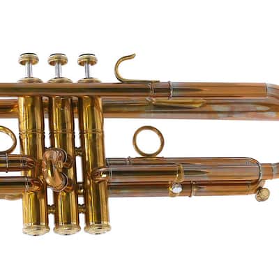 Carol Brass Custom Bronze 4440L-PSM Trumpet in Amber Lacquer image 13