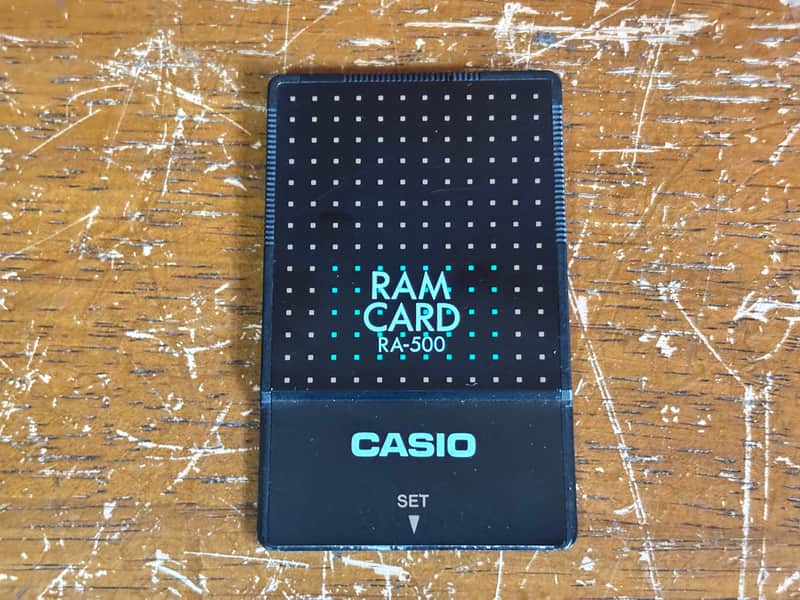 Casio RA-500 RAM card for Casio VZ-1, VZ-10M,VZ-8M, PG-380 image 1
