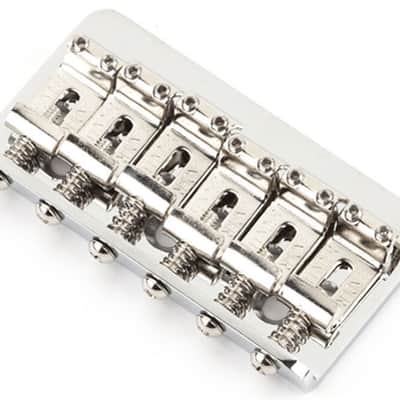 Genuine Fender Hardtail Bridge For Vintage Strat/Tele - CHROME, 003-7592-049