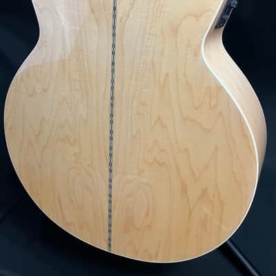 Harley Benton Custom Line King CE Jumbo Acoustic-Electric Guitar Gloss Natural w/ HSC image 12