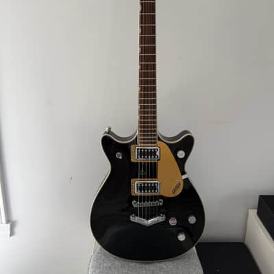 Gretsch G5222 Electromatic Double Jet BT with V-Stoptail 2022 - Present Black image 1