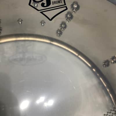 SJS - Alpha Steel 6.5x14" Snare Drum, 20-Lug 2018-2020 - Chrome image 17