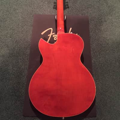 1999 Cort J.Triggs Jazz Guitar - Translucent Orange image 3