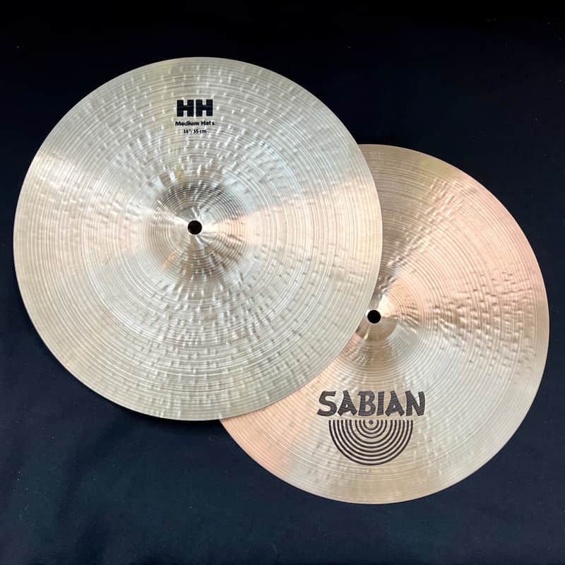 Sabian HH 14-inch Medium Hi-Hats, Old Logo, 995gm/1351gm image 1
