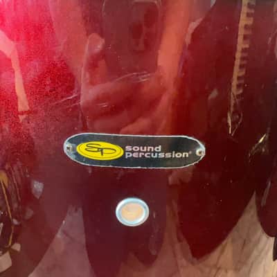 SP Sound Percussion 14 x 14 Floor Tom Deep Red Floor Tom image 2