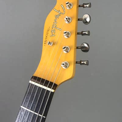 LEFTY! Vintage 1987 Fender ‘62 Reissue Double Bound 3 Tone Sunburst Custom Telecaster ‘60s Tele Rare Solid Alder Body 7.3 lb HSC image 6