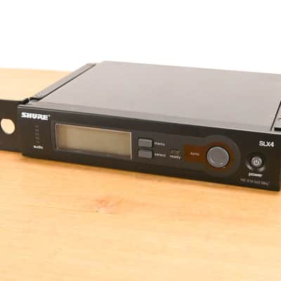 Shure SLX4 Wireless Receiver - H5 Band: 518-542 MHz (NO POWER SUPPLY) CG01YDT image 1