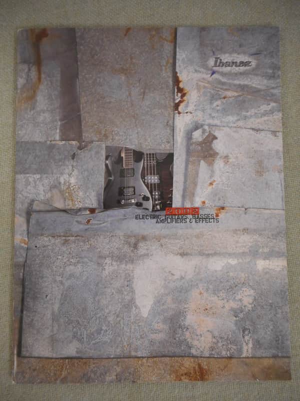 Ibanez Electric Guitar, Bass, Amplifier and Effects Catalog 2002 image 1